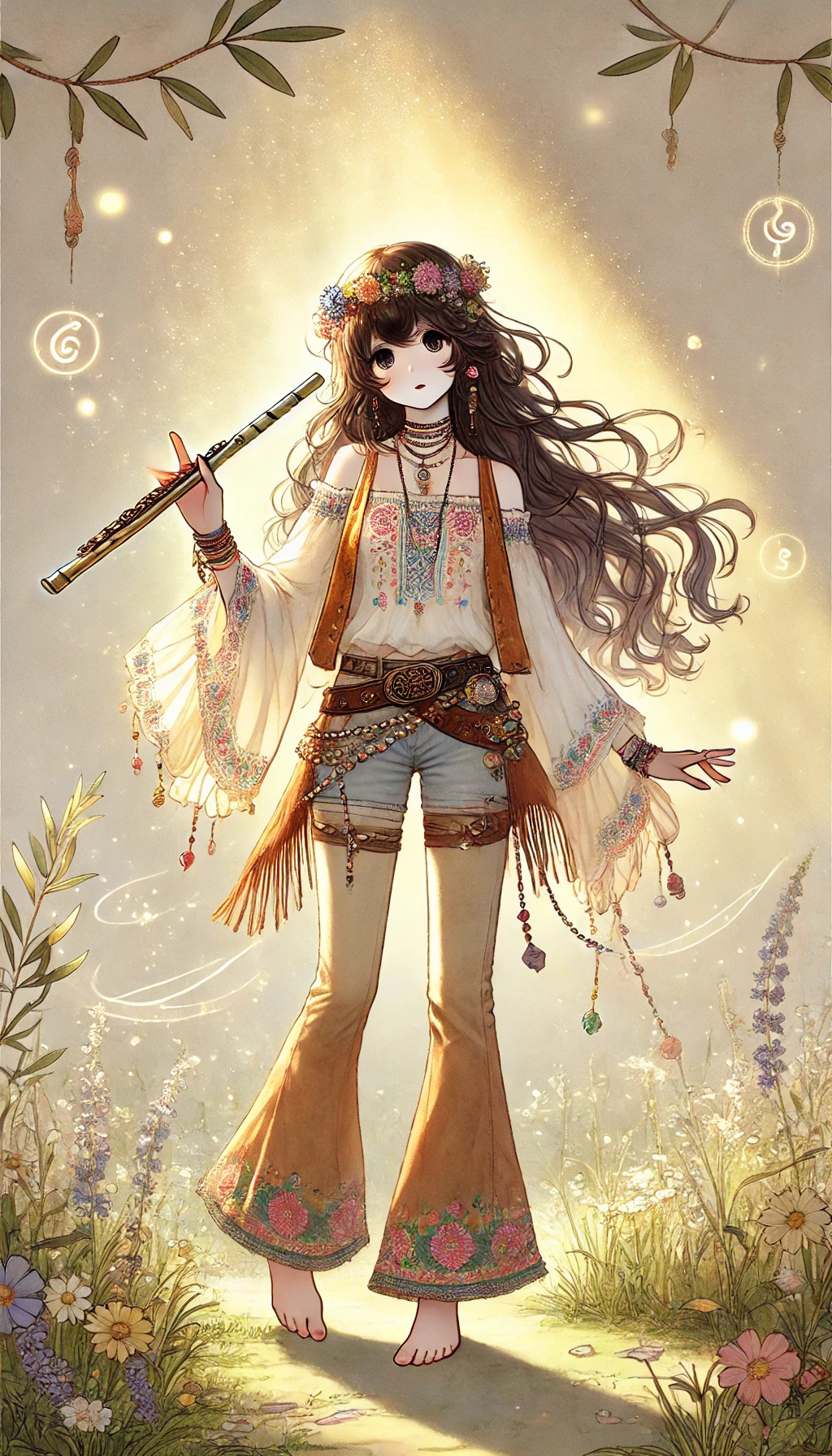 Flute Maiden portrait